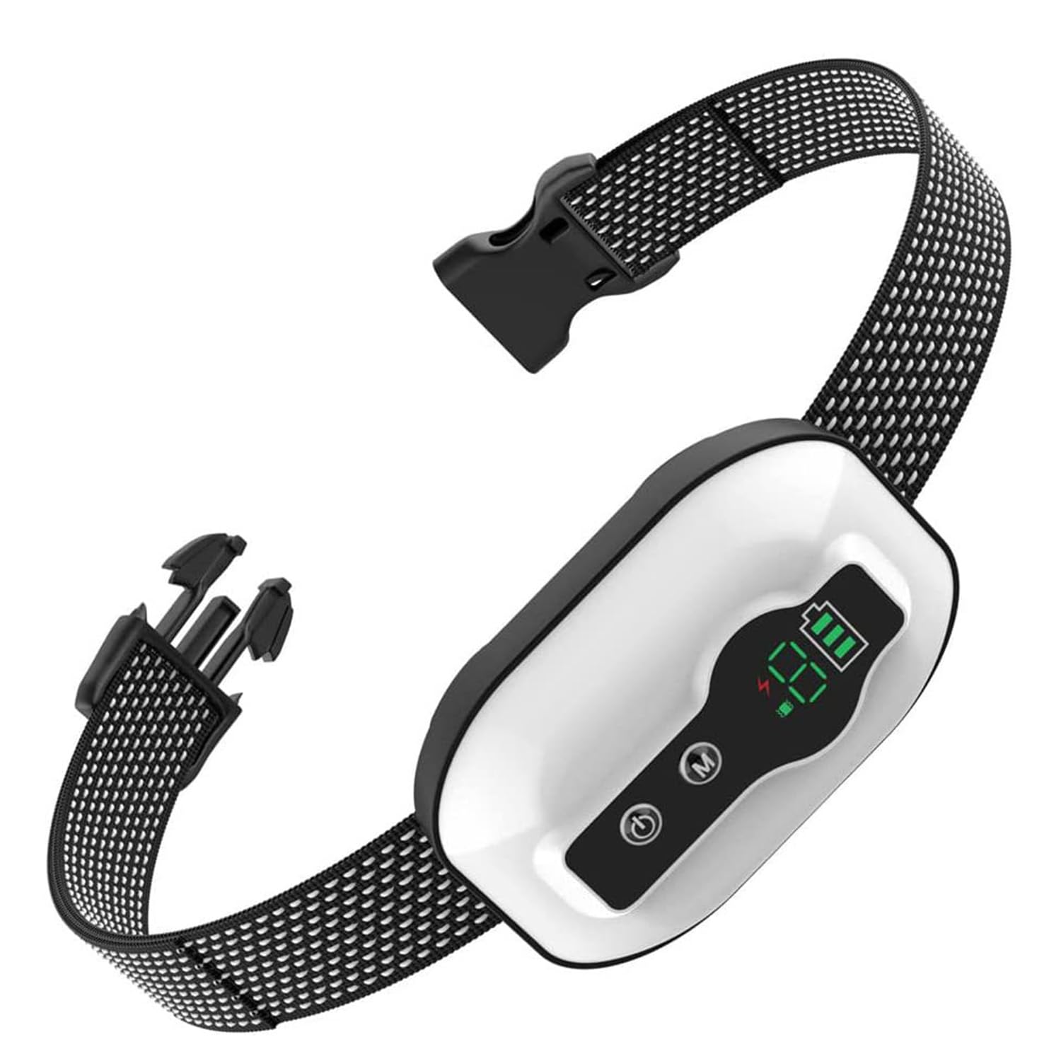 DJXIK Anti Barking Dog Collars Rechargeable - Bark Collar for Large Medium Small Dog - Stop Dog Barking Deterrent Device with Vibration & Sound Harmless Training No Bark Collar IPX67 Waterproof,B