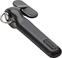 GoodCook Safe Cut Manual Can Opener - No Sharp Edges, Hands-Free Lid Removal, Black