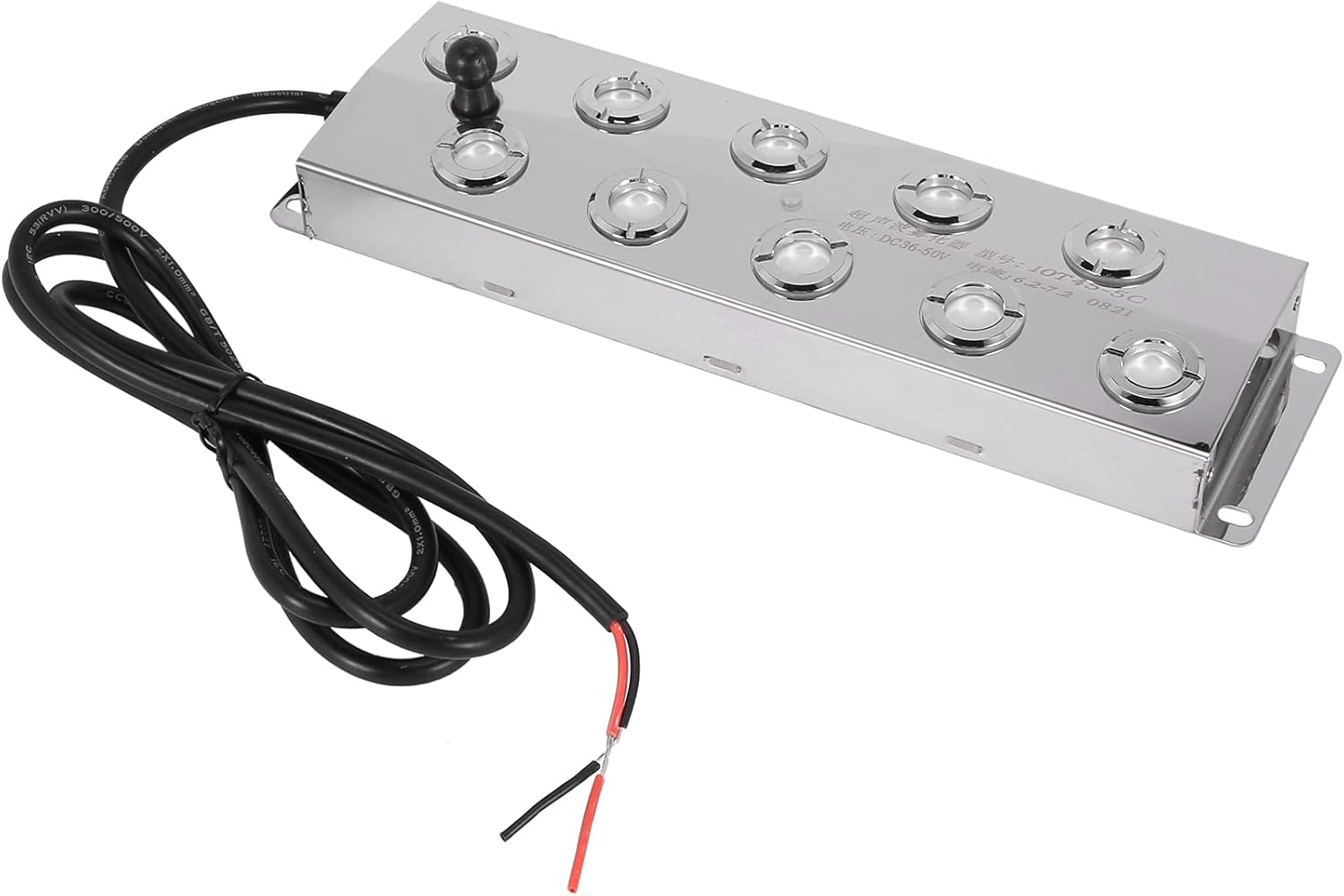 FUUIE Humidificador de Vaporizador de Niebla UltrasóNico de 10 Cabezales Humidificador de Aeromist de Efecto Invernadero Humidificador de DIY