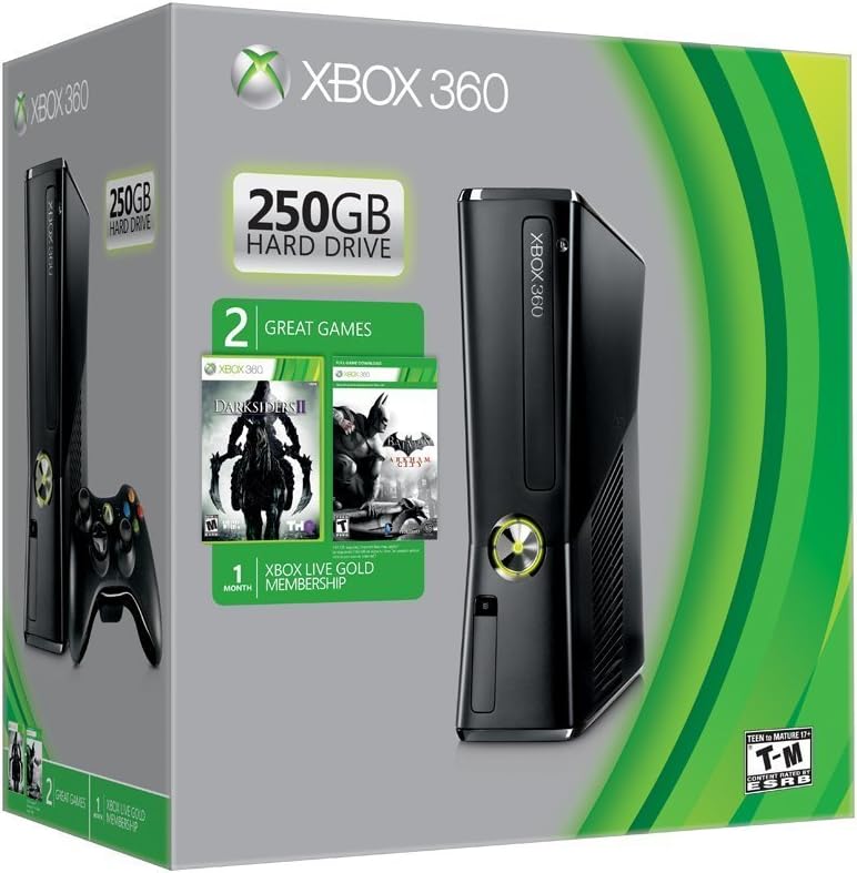 Microsoft Xbox 360 250GB Spring Value Bundle (Renewed)