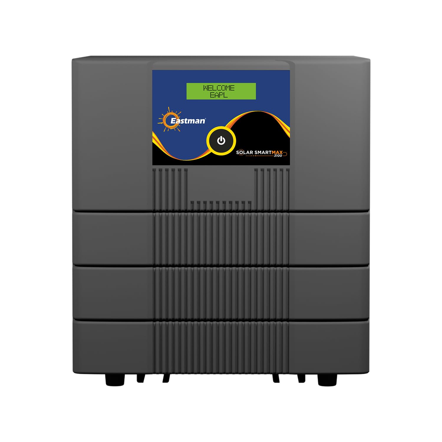 Eastman Solar Smart max 3100-24V (2000VA-24V) (MPPT) Off Grid Solar Inverter with Utility Power Factor Watt=VA, 43% More Loading Capacity | Warranty 36 Months on Product, 10 Years on Transformer