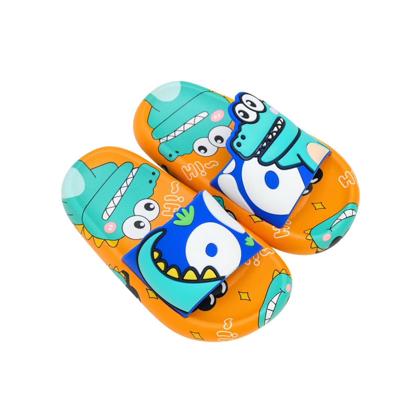Pantuflas antideslizantes para niños dinosaurio alberca verano chanclas ducha casa