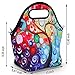 icolor Soft Neoprene Lunch Bag,Large Size Lunch Tote Box HandBags,Lightweight, Insulated and Reusable with Adjustable Shoulder Strap