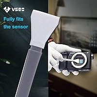 Vista 3 de VSGO Kit de limpieza de sensor de cámara APS-C, hisopos de limpieza de sensores, compatible con cámaras digitales DSLR y SLR (V-S02-12)