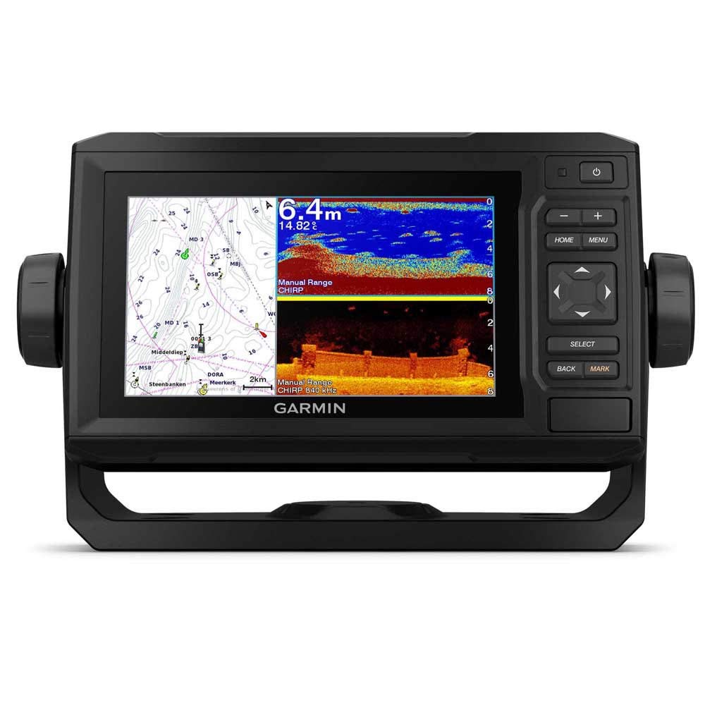 Garmin Echomap UHD 6.2", 0.7 kg, transducteur GT24, Traceur de Cartes LCD avec Carte Mondiale