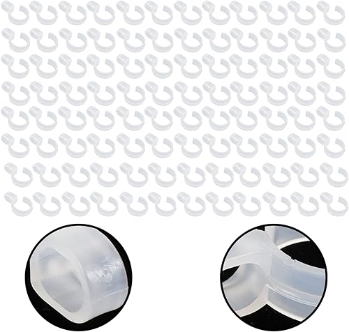 Miniatura 7 de 100 ganchos de conector para perchas de plástico, ganchos de plástico para ahorrar espacio, mini ganchos en cascada resistentes para colgar ropa o