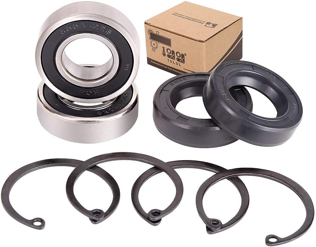 10L0L Golf Cart Rear Axle Shaft Bearing & Seal Kit for