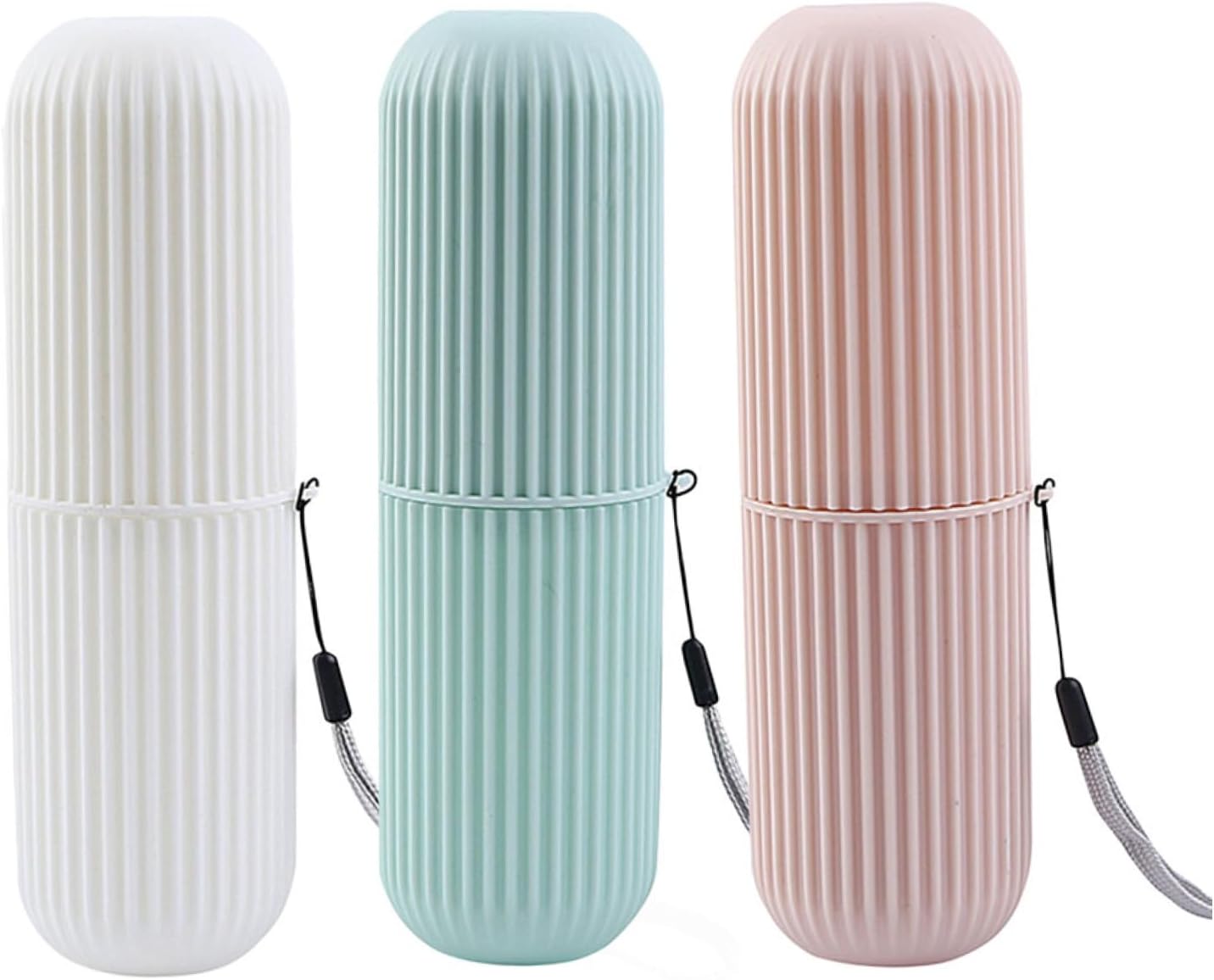 Healifty 3pcs Healifty Toothbrush Case Toothbrush Container for Travel (Color)