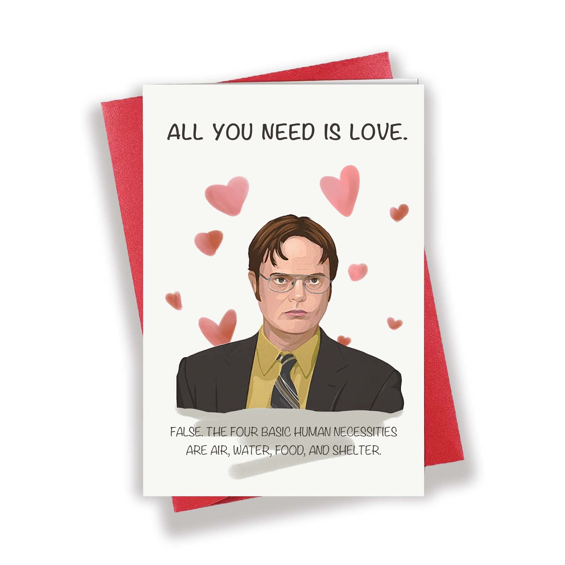 Snapklik.com : Longkado Naughty The Office Inspired Dwight Anniversary Card  For Him Her, image size:1800x1800