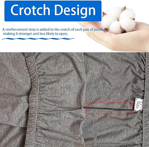 Miniatura 4 de AUSTYLCO Ropa unisex para pacientes postrados en cama,Ropa de discapacidad para poscirugía Diálisis Rehabilitación Parálisis Ancianos Silla de ruedas