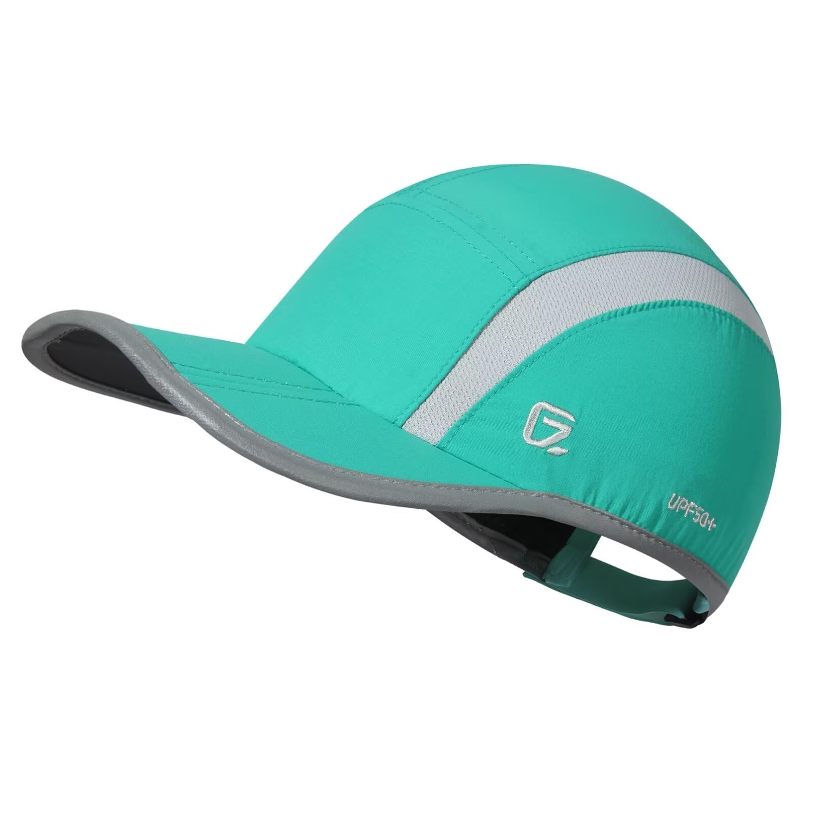 GADIEMKENSD UPF50+ Folding Outdoor Hat Unstructured Reflective Design Breathable Soft Sport Cap for Outdoor Sport — view 16