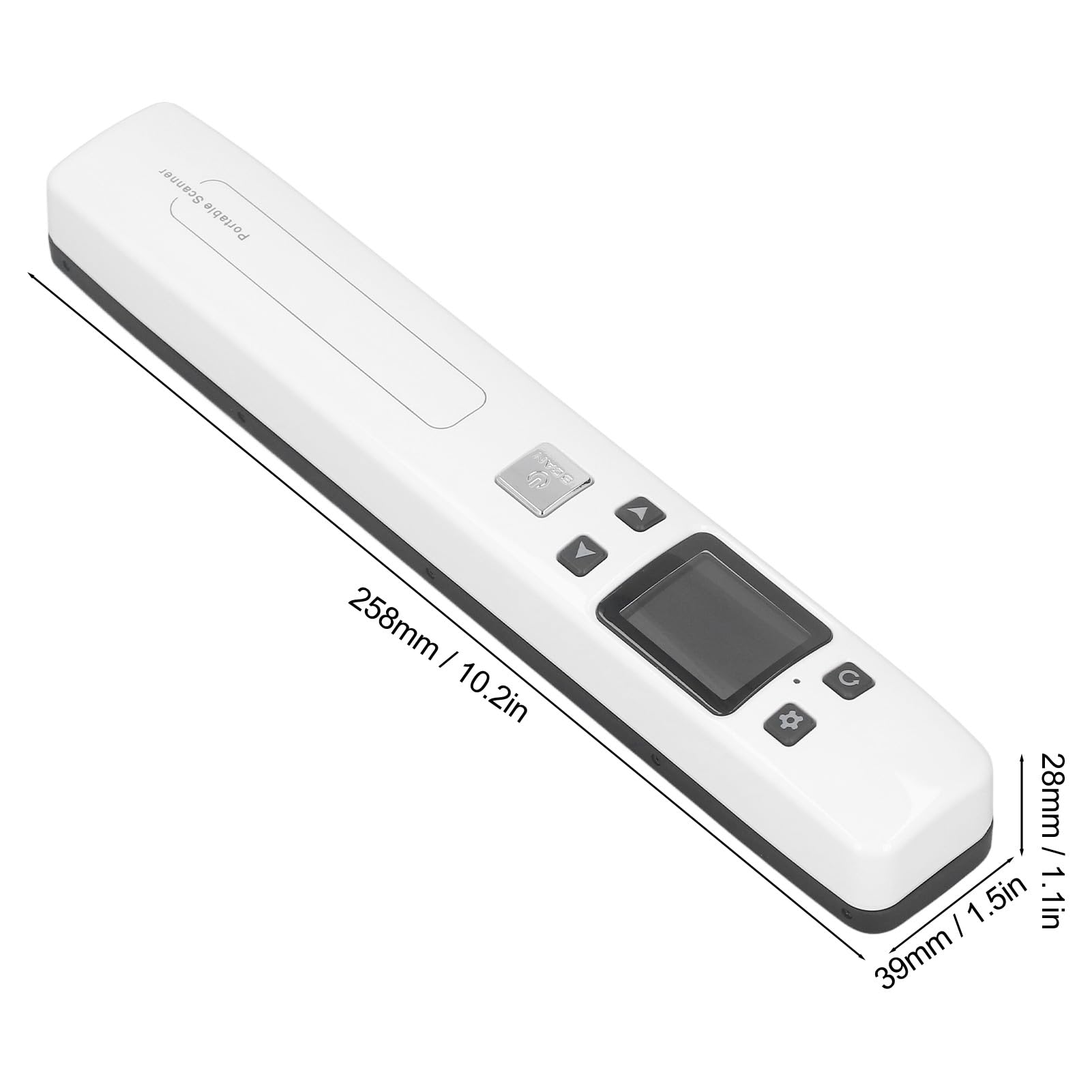 Mobiler Fotoscanner mit 1050 DPI für A4-Dokumente Im JPG-PDF-Format, Tragbarer Dokumentenscanner, USB-Handbildscanner für Zuhause und Büro, Unternehmen, Fotos, Bilder,