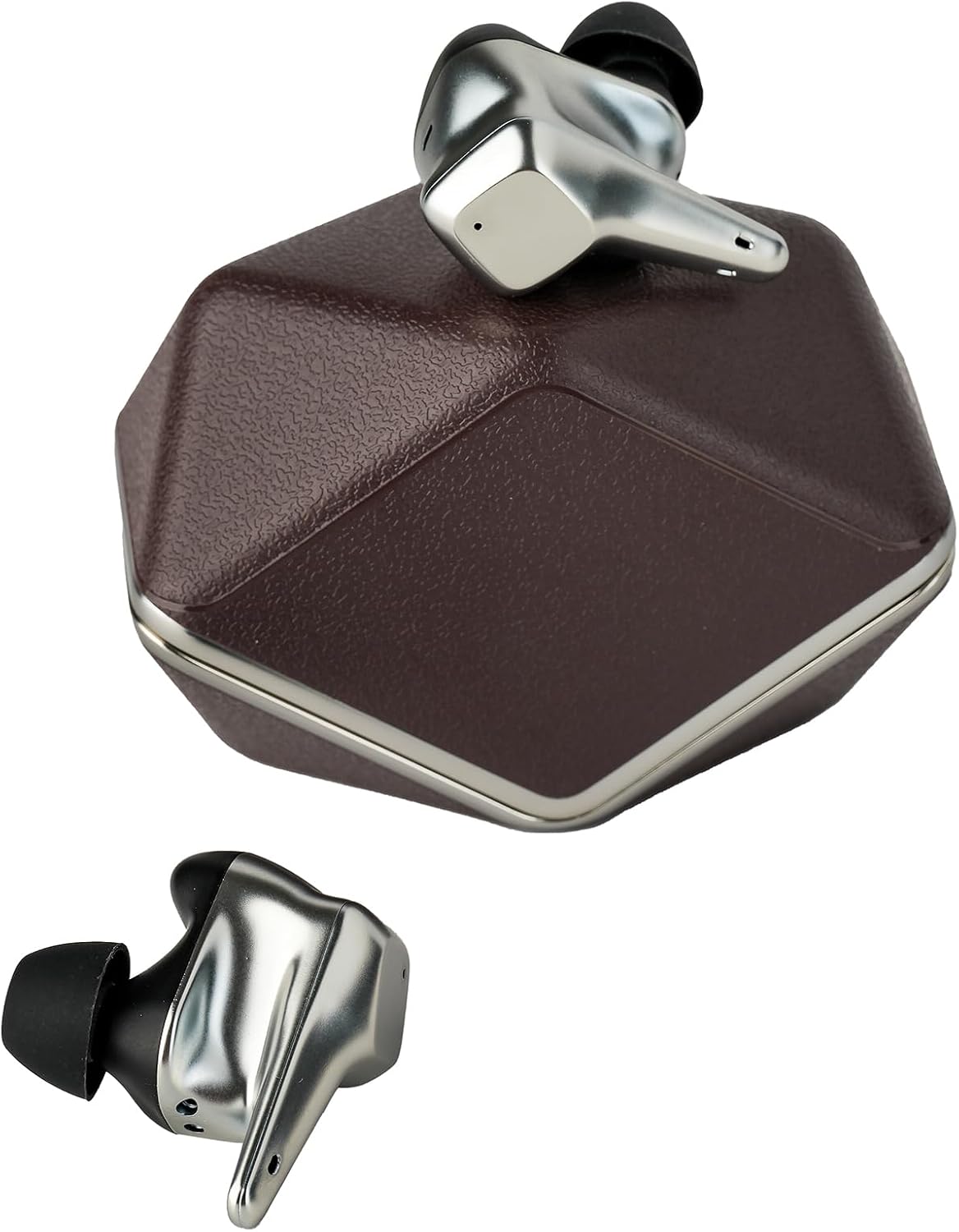 HIFIMAN SVANAR Wireless LE Noise Cancelling Bluetooth in-Ear Hi-Fi Earphones with Hymalaya DAC, Topology Diaphragm Driver, IPX5 Water/Sweat Resistant, Brown