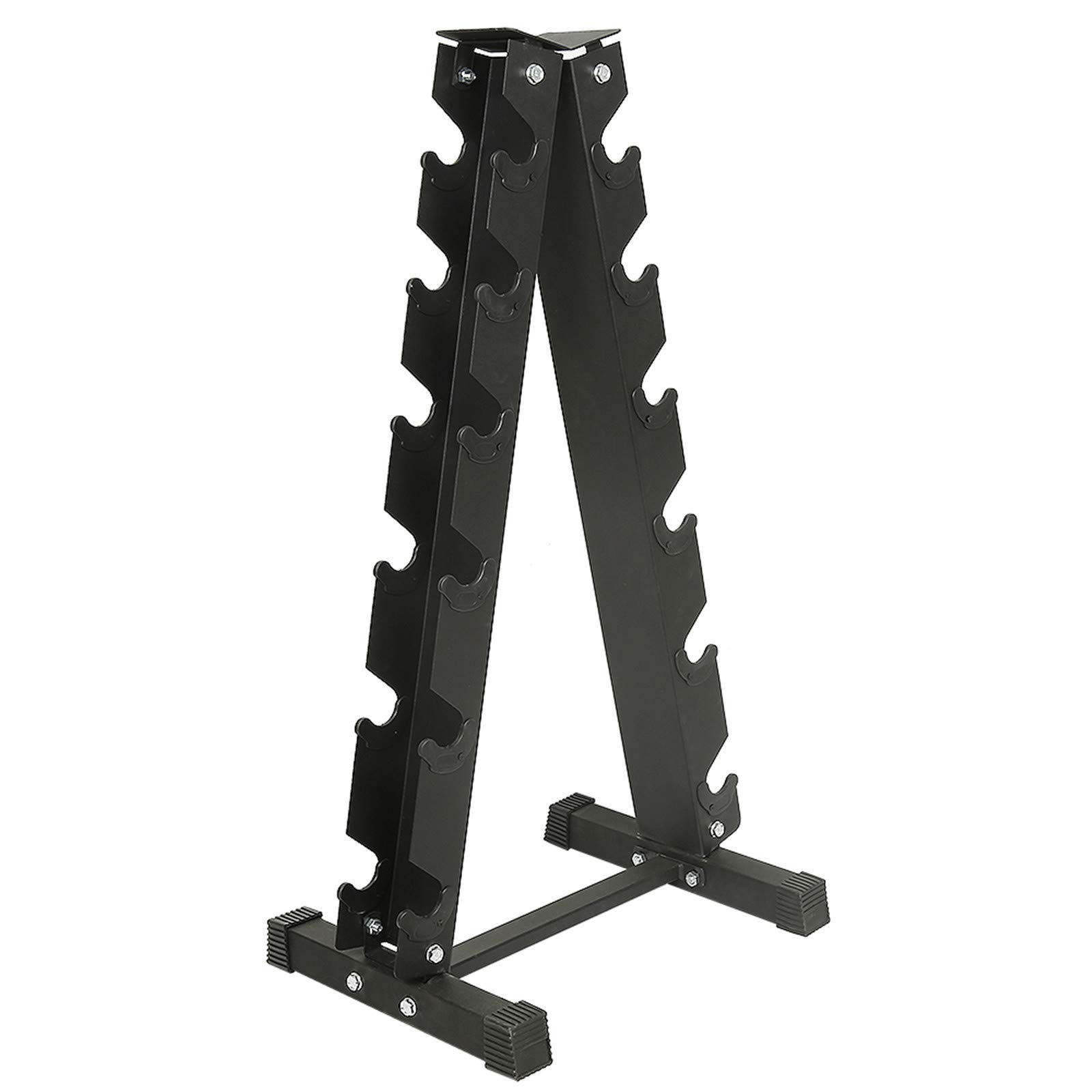 Marco De Acero Soporte para Mancuernas,Compacto Rack para Mancuernas ,Casa Gimnasio Soporte para Mancuernas,Bastidor con Mancuernas con Bastidor En A Soporte De Almacenamiento con Mancuernas Bastidor