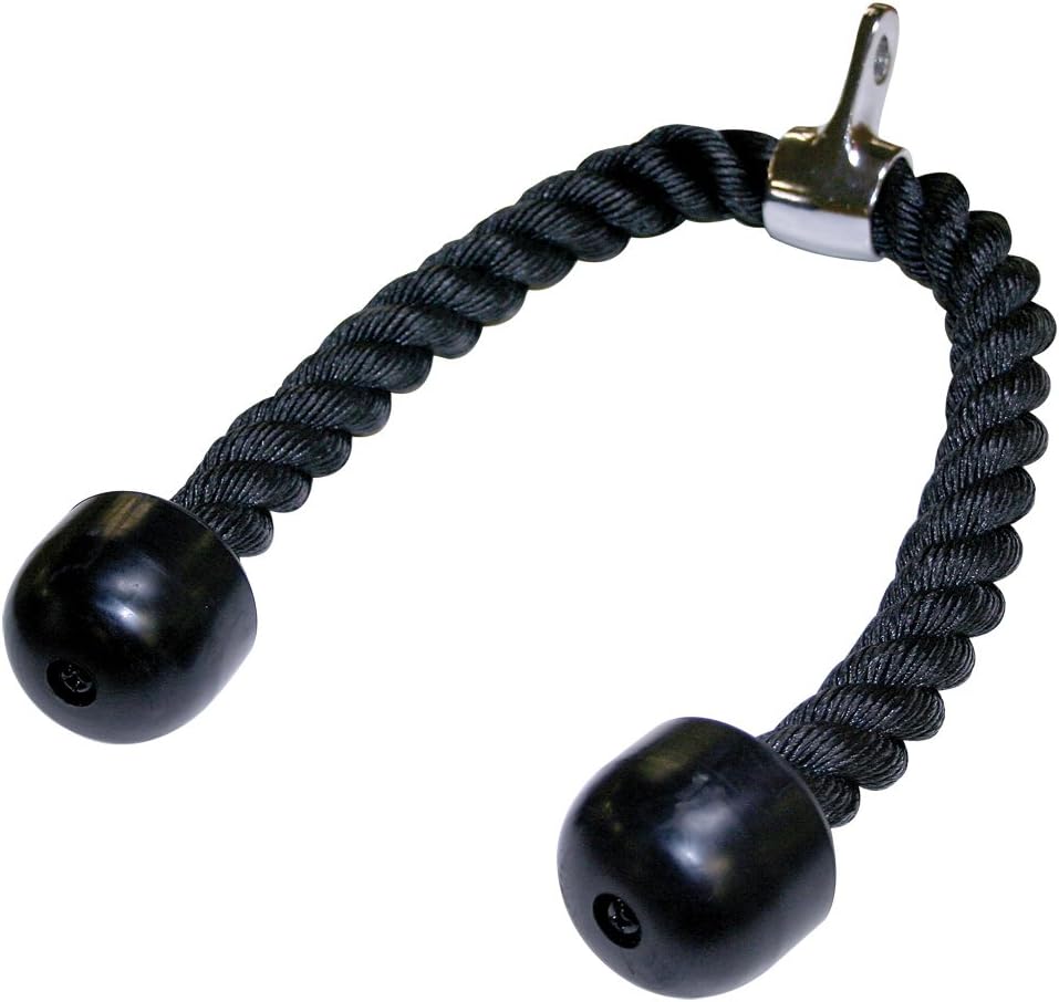Tools Triceps Rope - High-Carbon Steel Swivel, Ideal for Press Downs, Curls, Crunches, Kickbacks and Deltoid Raises - Home Gym Equipment for Strength Training