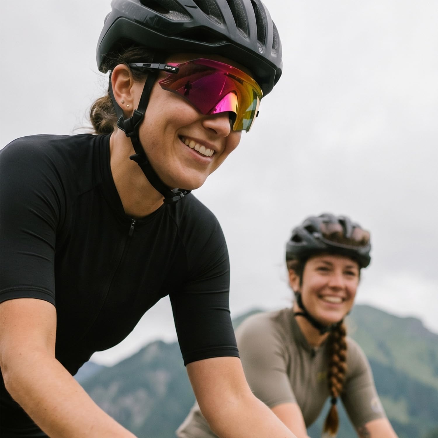 KAPVOE Gafas de Ciclismo Gafas de Sol Deportivas Para Bicis Motocicleta BMX Hombres Mujeres K2