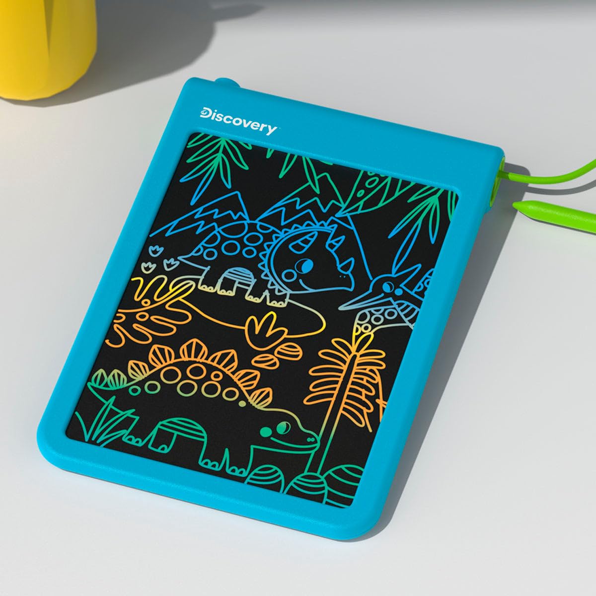 Discovery™ Tablet artystyczny LCD Bright Doodles – kolorowy rysunek bez bałaganu na panoramicznym wyświetlaczu, zawiera rysik na uwięzi