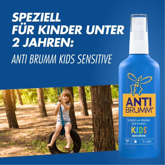 Anti Brumm Ultra Tropical Reisebundle, Pumpspray 150 ml+Flugbeutel: Insekten-Repellent für effektiven Schutz gegen Mücken und Zecken, Mückenspray mit DEET