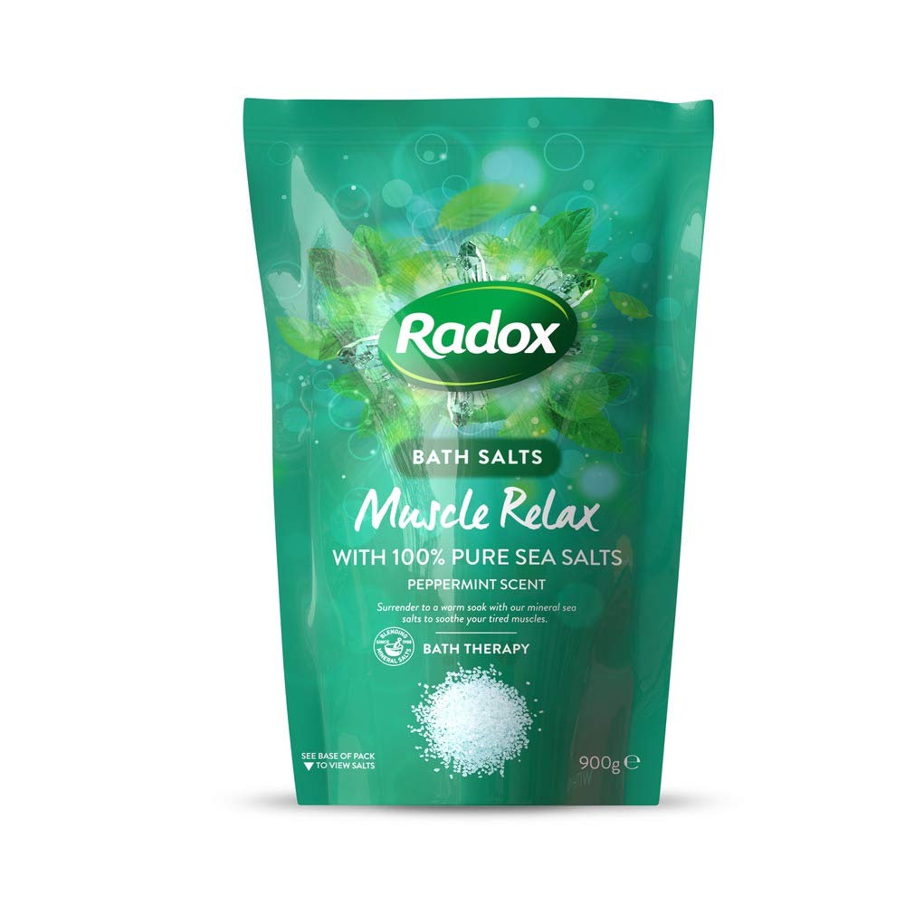 Radox Muscle Relax Zestaw 4 soli do kąpieli 900 g