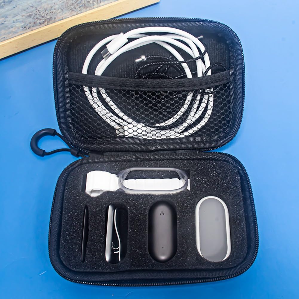 Custodia Rigida Magnetica Pin, Clip, Dock, Braccialetto e Cavo per PLAUD NotePin AI Voice per registratore, Solo per Custodia Protettiva per registratore