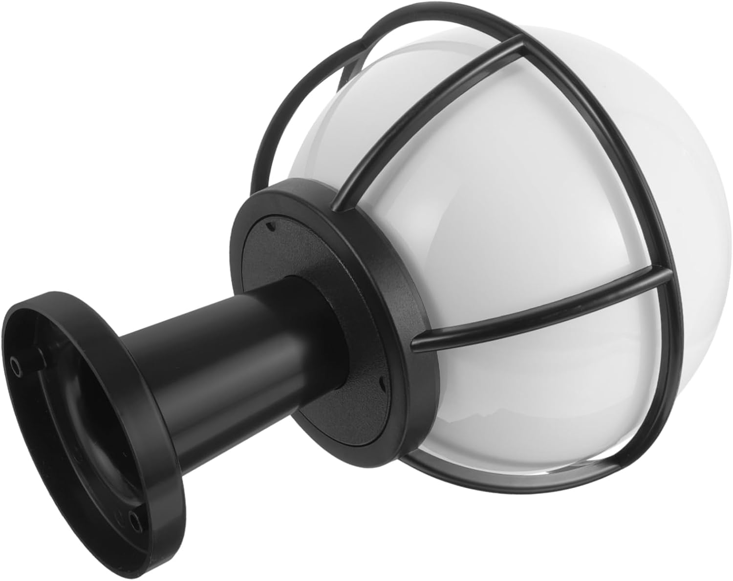 balacoo Globe Lamp Shade for Outdoor Post Light 10-inch Decorative Light Globe Cover Base for Garden Wall Waterproof Replacement Shade for Patio Lampshade