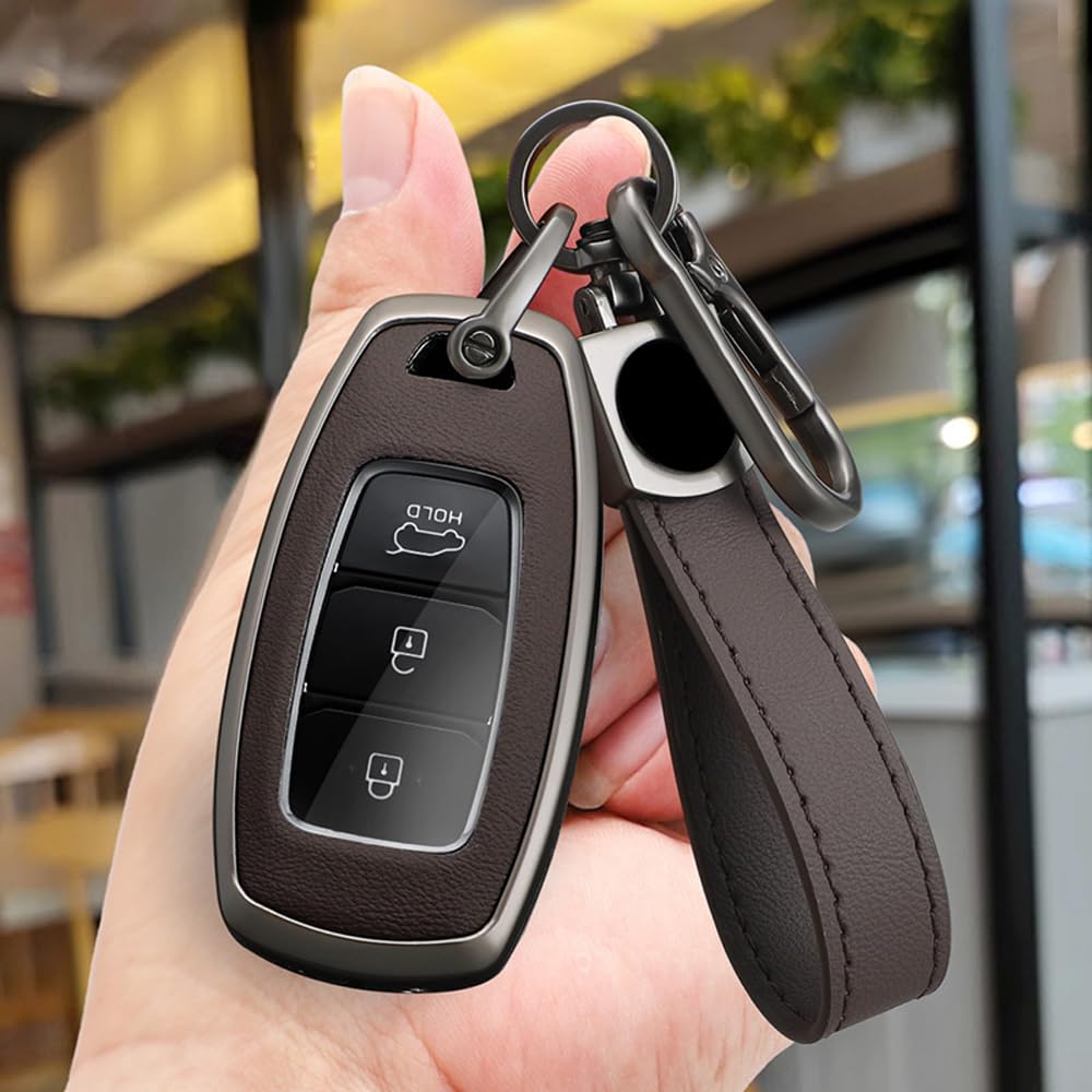 Custodia in pelle+TPU per chiave auto, borsa portachiavi per BMW F20
