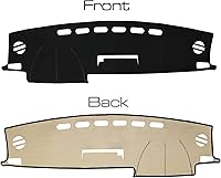 Vista 7 de SENSHINE para Toyota Rav4 2013 2014 2015 2016 2017 2018 Funda para Salpicadero, Funda para Consola Central, Alfombrilla para Tablero, Alfombra