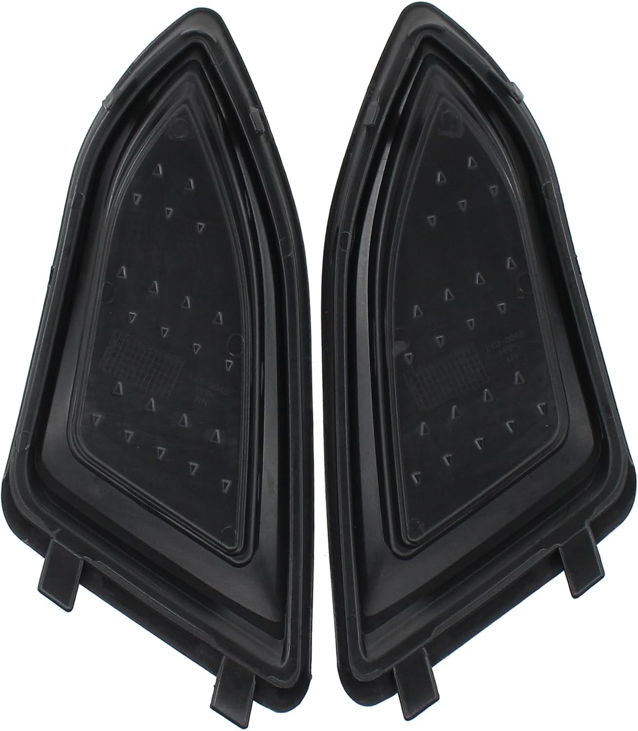 Front Left Driver and Right Passenger Side Fog Light Cover for Ford Edge 2015 2016 2017 2018 fit for FT4Z17B814AB, FT4Z17B814AA, FO1038177, FO1039177, FD12023AR, FD12023AL