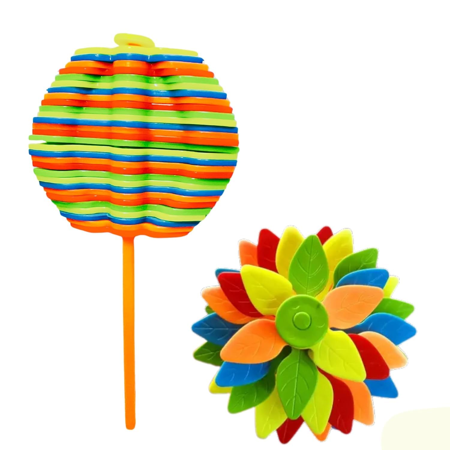 Lavilok Spin Candy Flower Rotating Lollipop Magic Lollipop Tree Stress Relief Toys Rattle (Multicolor)_F39 3