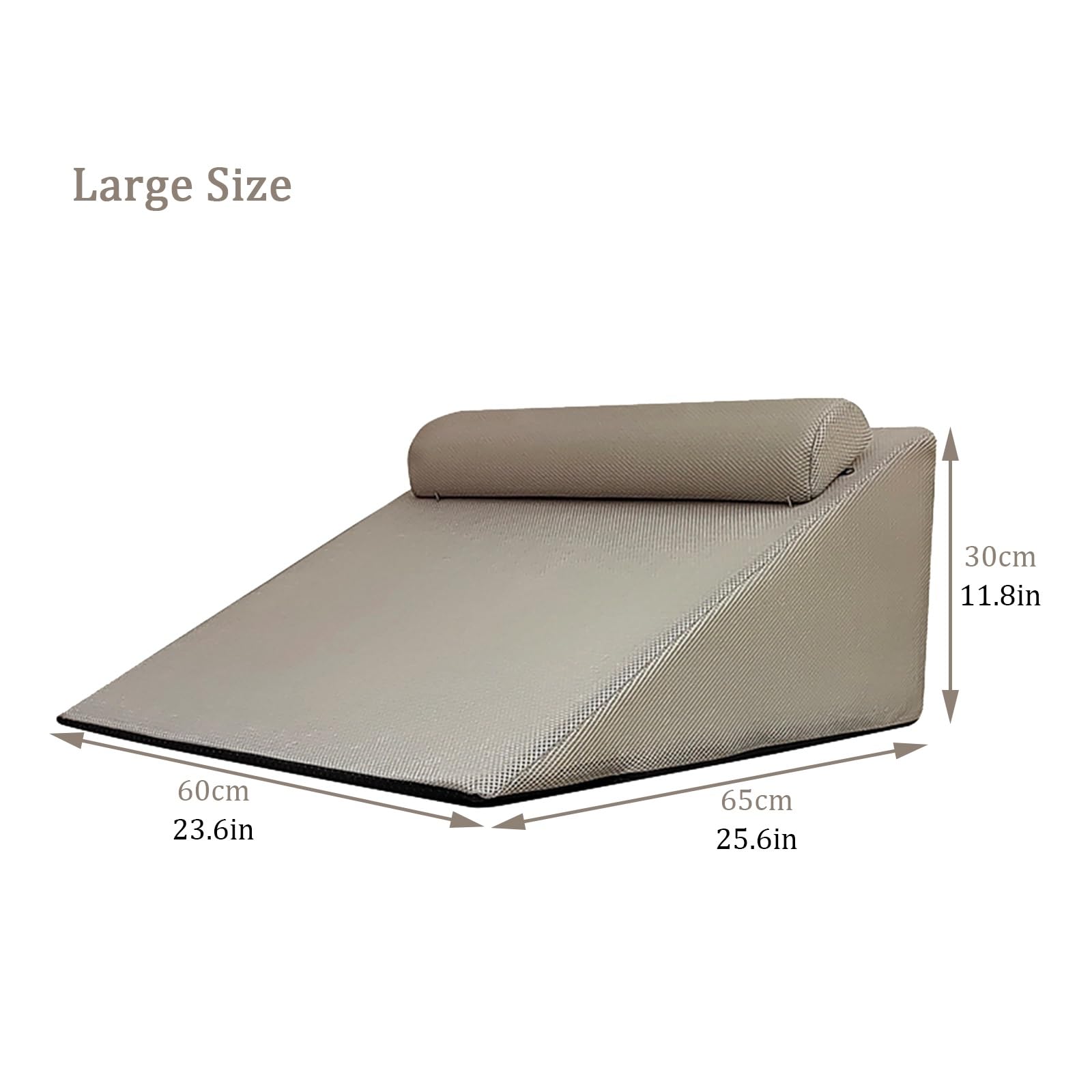 CuñA Antireflujo Adulto Almohada Elevar Colchon Almohada de cuña para reflujo ácido, almohadas elevadas de 16, 20 y 24 pulgadas de ancho para niños/ancianos/adultos, cuñas de almohada posquirúrgicas,
