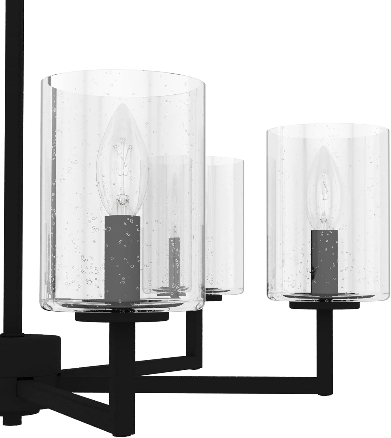 Hunter Fan Company 19534 Kerrison Chandelier, Large, Natural Black Iron