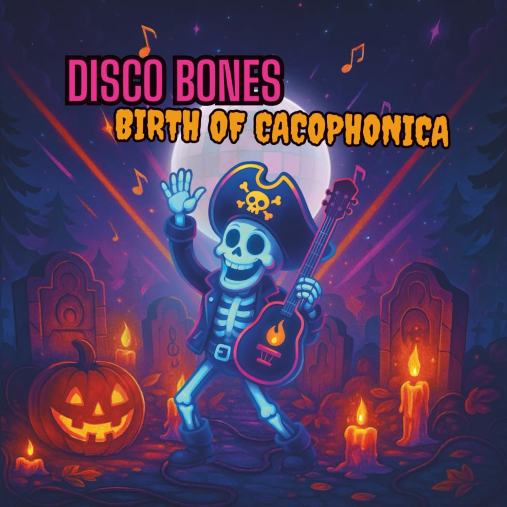 Disco Bones: Birth of Cacophonica: A Not-So-Scary Bedtime Story Full of Music, Laughter, and Halloween Fun for Kids Ages 4–8