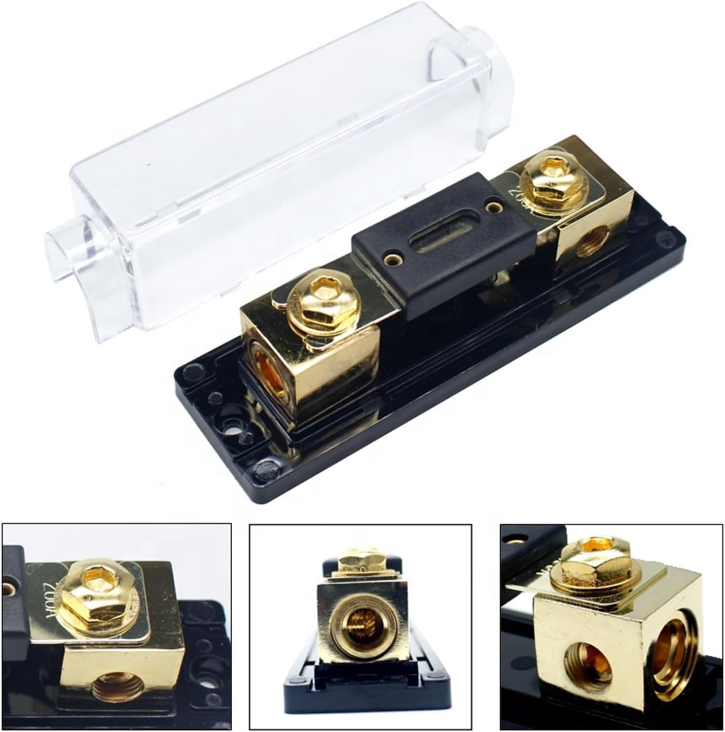 Inline ANL Fuse Holder 100A Car Fuse Holder and Blade ANL Fuse Electrical Protection (Size : 100A)