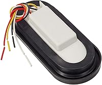 Vista 6 de Partsam 2 luces LED ovaladas de freno para remolque de camión de 6 pulgadas, luces traseras para luces traseras rojas y ámbar, luces direccionales