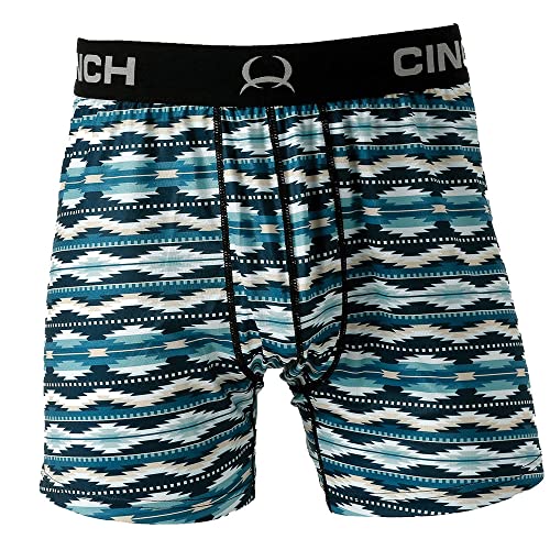 Cinch Apparel Men's Aztec Loose Fit Boxer Multi M