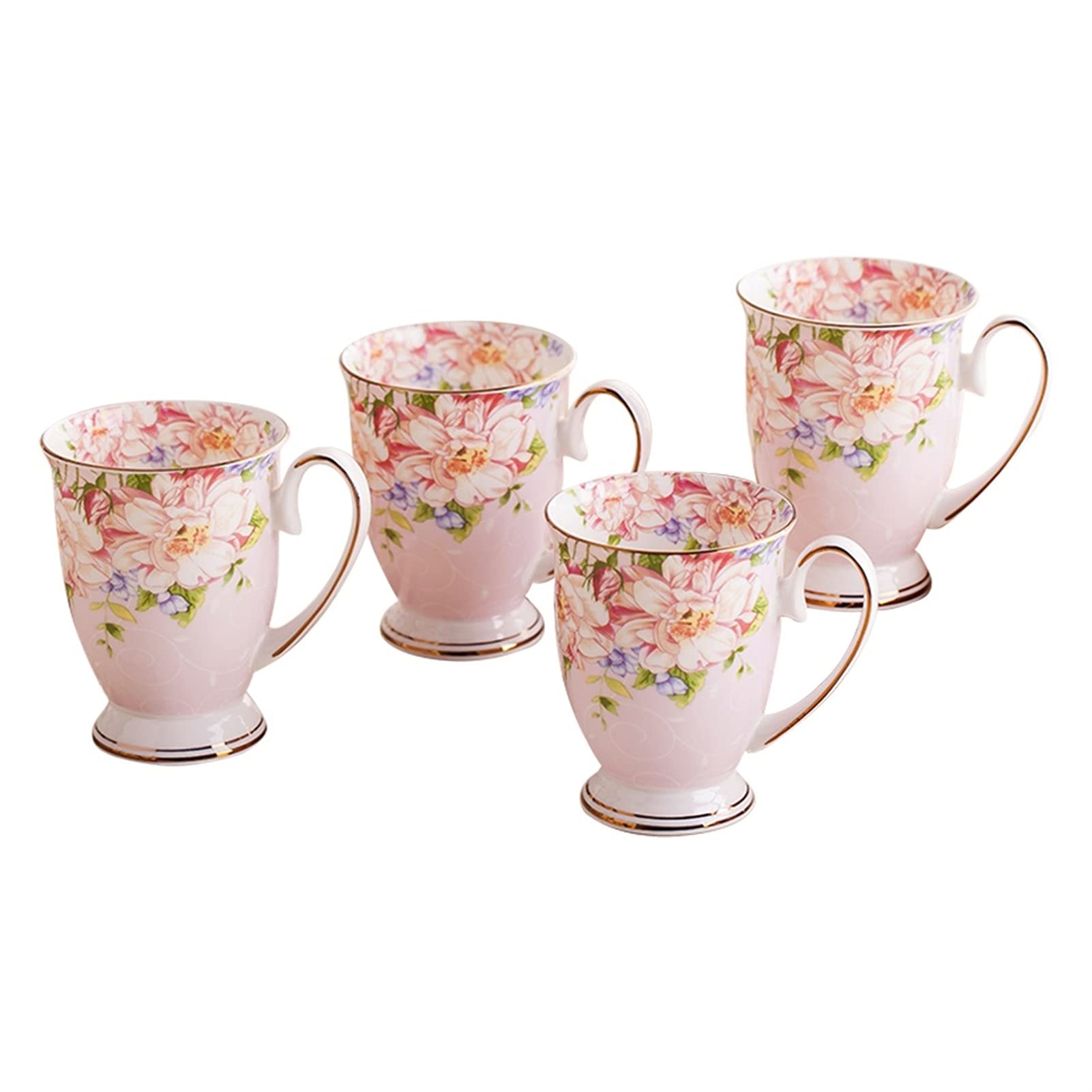Zestawy filiżanek i spodków Europejski styl ceramiczny szkło wodne moda domowy salon filiżanka wakacje prezent Zestaw kubków (Color : B)