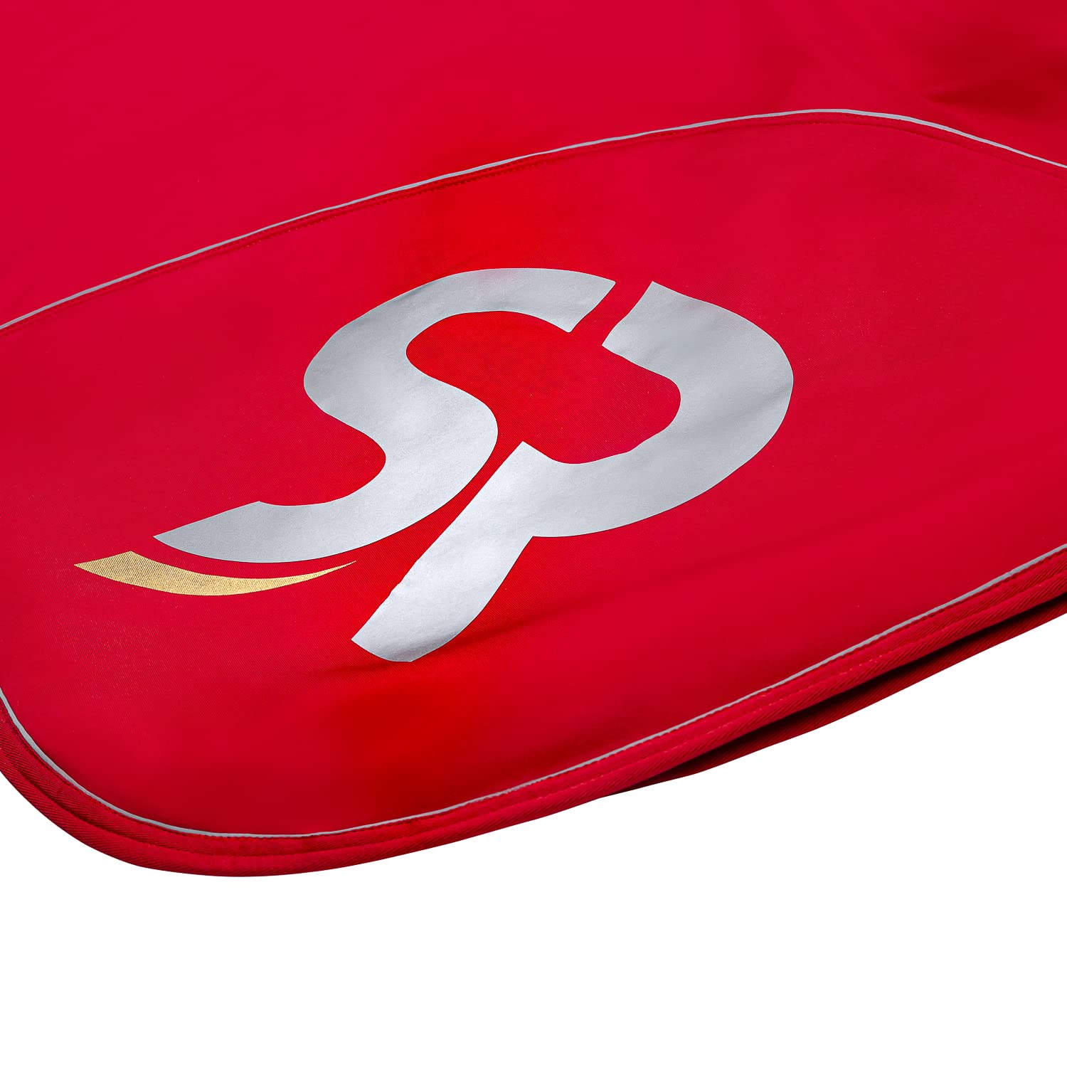 SUNRIDE Manta refrescante para Caballos (Boston) Fabricada en Softshell con Forro Polar - Secado rápido, Reflectante y Repelente a la Suciedad (165 cm, Rojo)