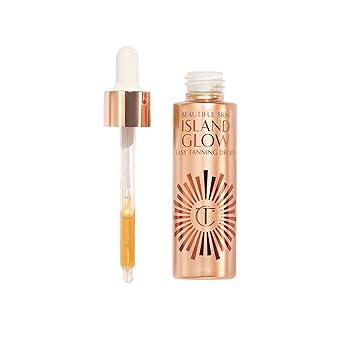 Charlotte Tilbury Beautiful Skin Tanning Drops - Body & Face Bronzing Drops Enriched with Hyaluronic Acid for Long-Lasting Hydration - Leaves Skin with a Natural, Radiant Glow