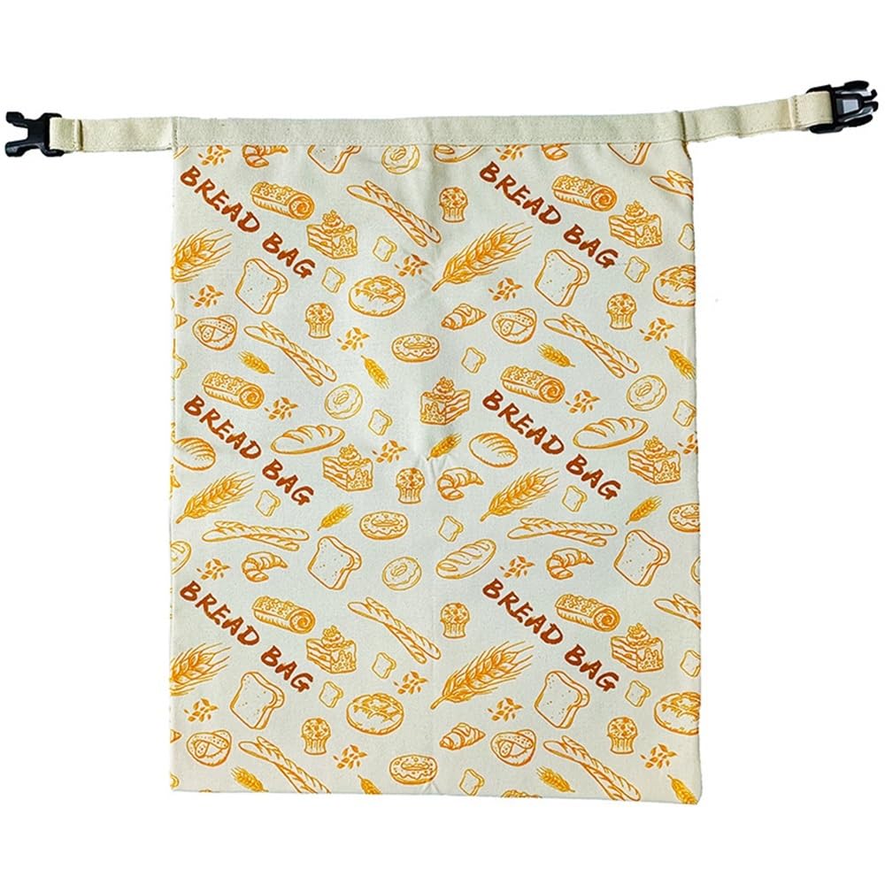 Beeswax Linen Bread Bag - Eco-Friendly Reusable Food Storage for Homemade Bread & Sandwiches(Color 2)