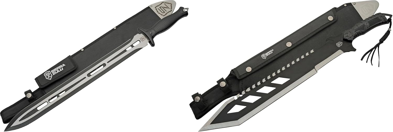 Sierra Zulu Tactical Bundle – Garrison Sword & Trident Machete Combo