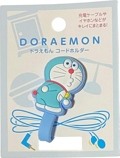 Amazon ドラえもん お口とんがり 水色 シリーズ 春 コードホルダー ぬいぐるみ おもちゃ