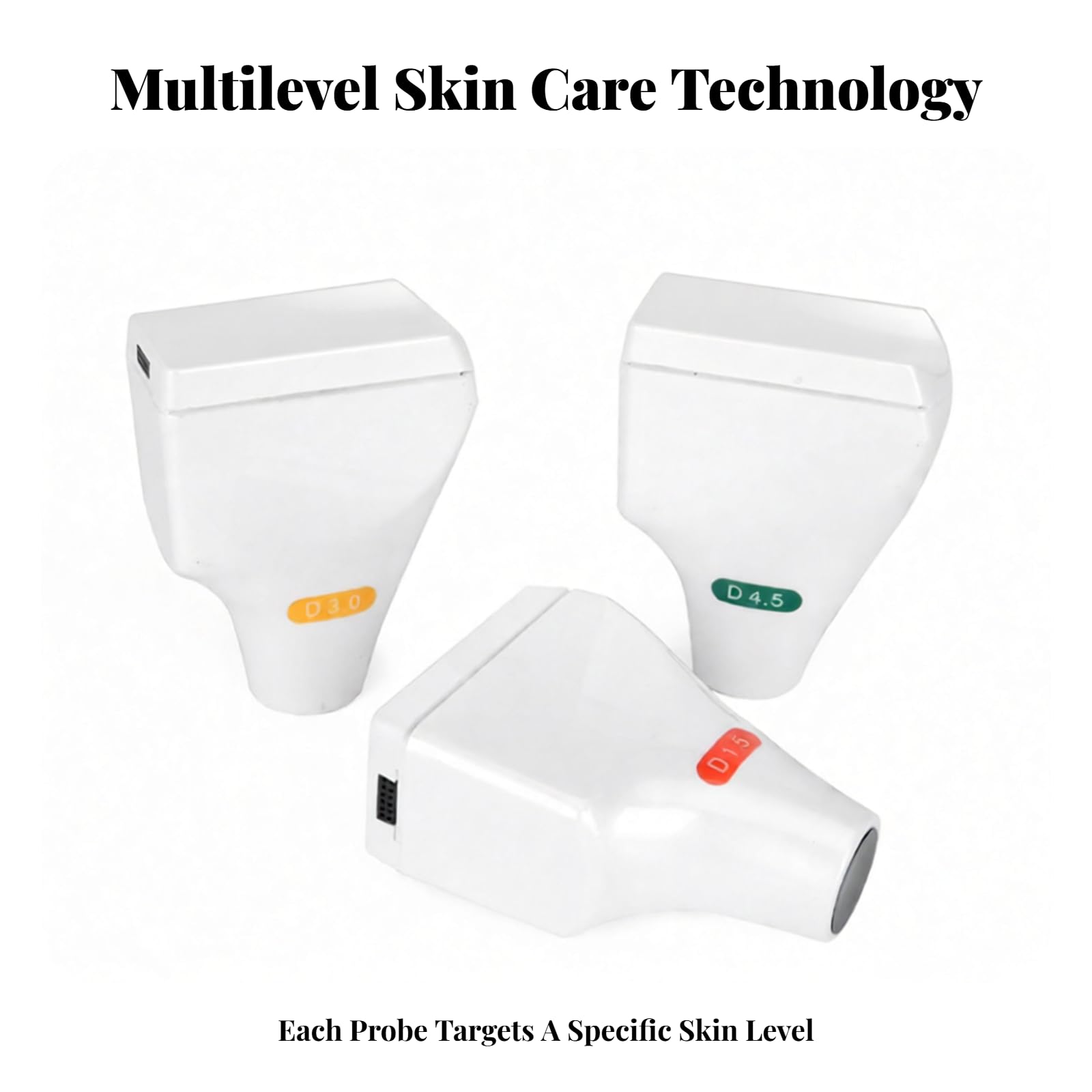 Cabezal de Instrumento de Belleza para Equipo de Estética Cabezal de Elevación Facial Repuesto de Precisión Accesorio para Tensar con Base de Carga, color to 1