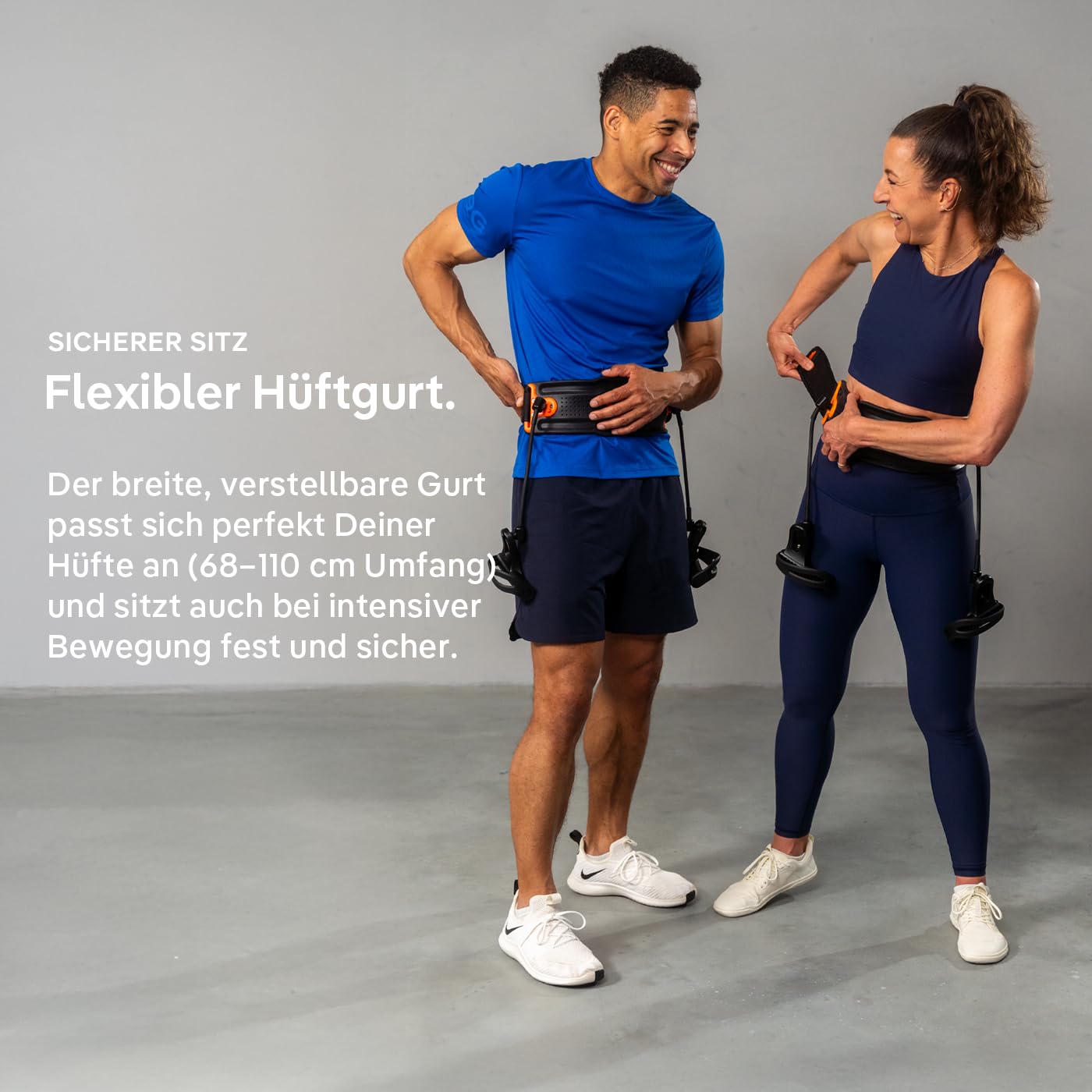bellicon Shadowboxer Fitness Set mit ergonomischen Handgriffen & Power Tubes (2-5 kg)