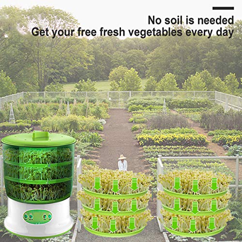 lzndeal Automatic Sprouter Machine Bean Sprouts Growing Machine Large-Capacity Sprouting Seedling Machines - Thumbnail 6