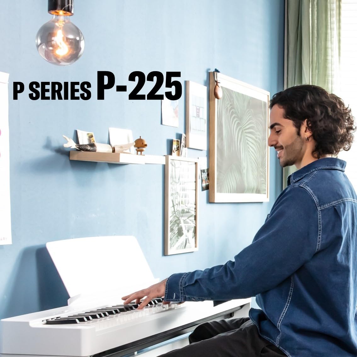 Amazon.co.jp: ヤマハ(YAMAHA) 電子ピアノ P-225WH Pシリーズ 88鍵盤 
