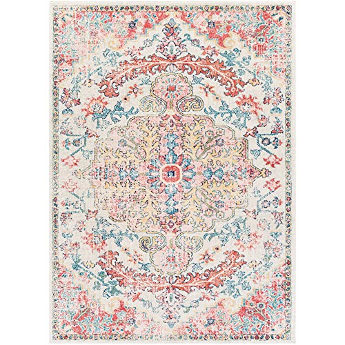 Artistic Weavers Odelia Vintage Bohemian Area Rug,5'3" X 7'3",Blush/Yellow #TOP3