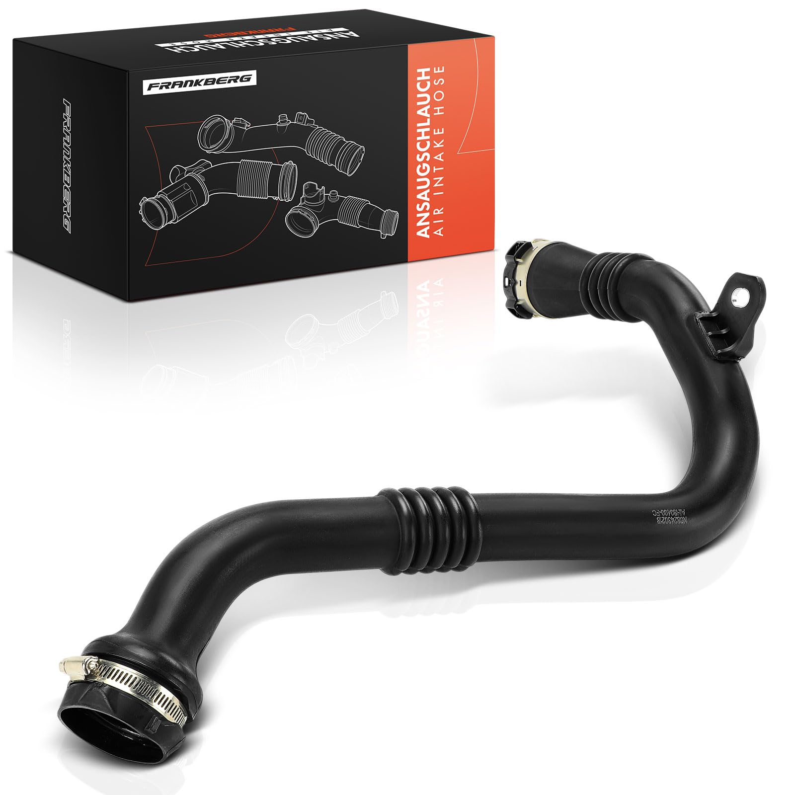 Frankberg Tubo de aspiración de aire para automóviles Diesel Compatible con Grand Scénic III JZ0/1 M.e.g.a.n.e III Coupé DZ0/1 Scénic III JZ0/1 Replace# 8200804000