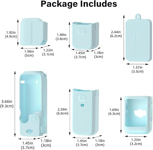 Miniatura 9 de Funda de bolsillo 3, funda protectora de silicona suave compatible con DJI Osmo Pocket 3 Creator Combo, protector de pantalla Osmo ligero Accesorios