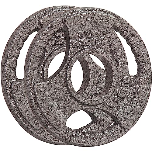 GYM MASTER Tri Grip 2" Olympic Weight Plates in Cast Iron