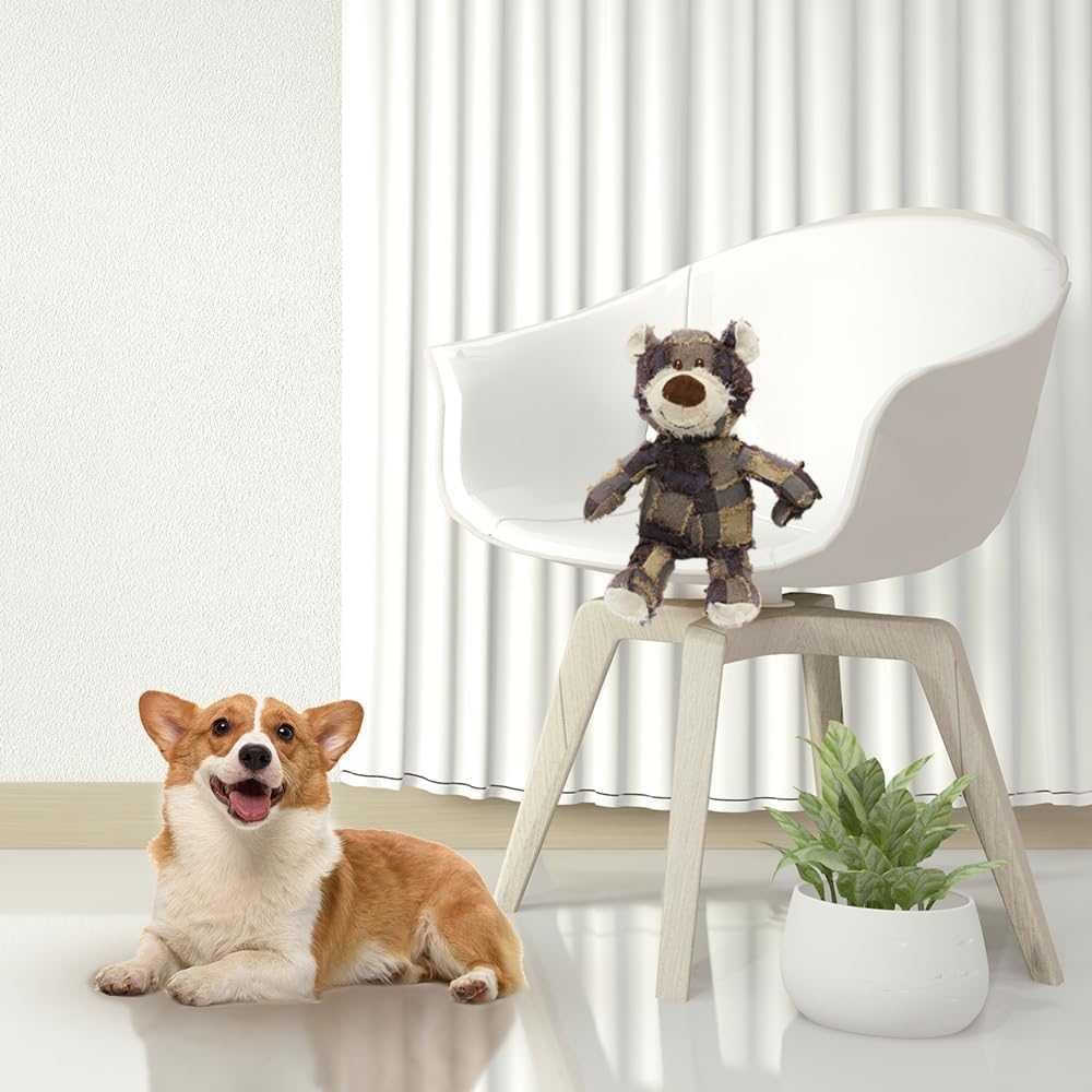 Giocattoli per cani indistruttibili Orso robusto indistruttibile, Giocattoli per cani per masticatori aggressivi, Giocattoli per cani resistenti, Giocattoli interattivi per cani per tutti i